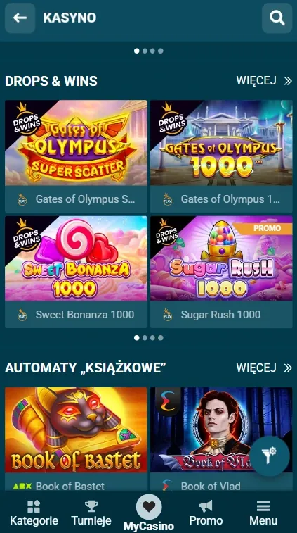 Coldbet turnieje Drops and Wins — Polska